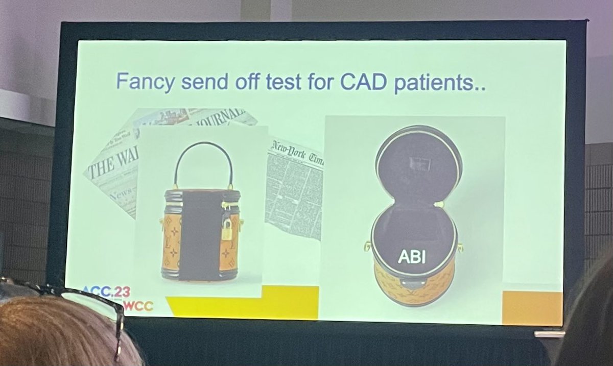 Thorough @SJcardio #ACC23 session on PAD & my favorite slide