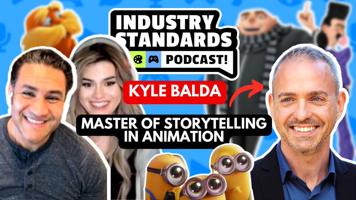 IndustryStnds's tweet image. 🚨NEW EPISODE: Watch our interview with @kylebalda, an accomplished animator and film director who has made a big impact on the entertainment industry!

➡️Join us as we dive into his creative process, his inspirations, his storytelling tips, DnD, and more: bit.ly/3kUZB5h