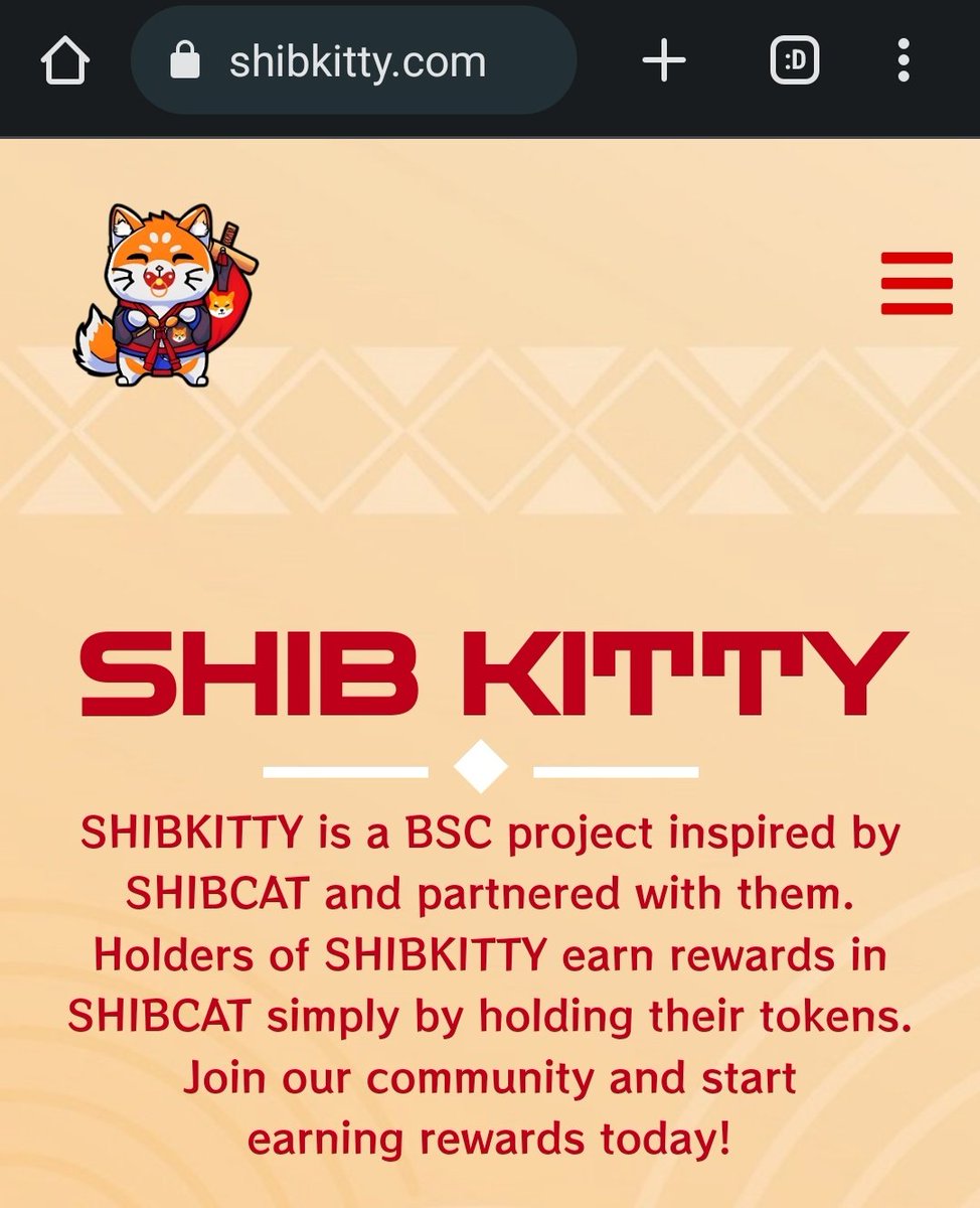 SHIBKITTY's tweet photo. 🚨 SHIBKITTY's website is live https://t.co/q7FHDXs1vi and we are ready for action 🚀 Get ready for the upcoming dApp and experience the excitement of #DeFi in a whole new way 🌐 Don't miss out on this #ShibaInu community-driven project 🐶 #SHIBKITTY #dAppComingSoon #SHIBCAT #BSC https://t.co/4TVDFfIvRL