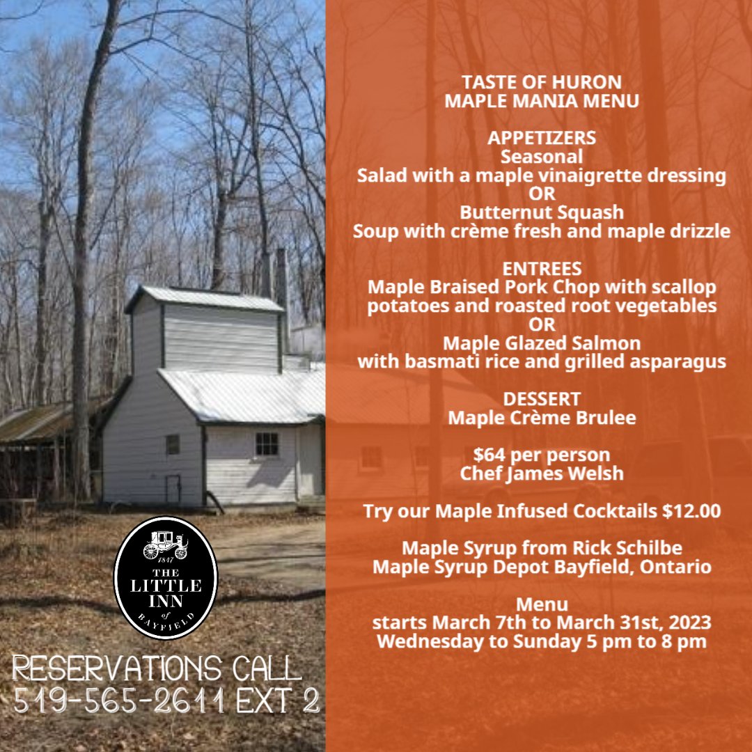 #tasteofhuron #maplesyrup #rickschilbe #maplesyrupdepot #littleinn #bayfield