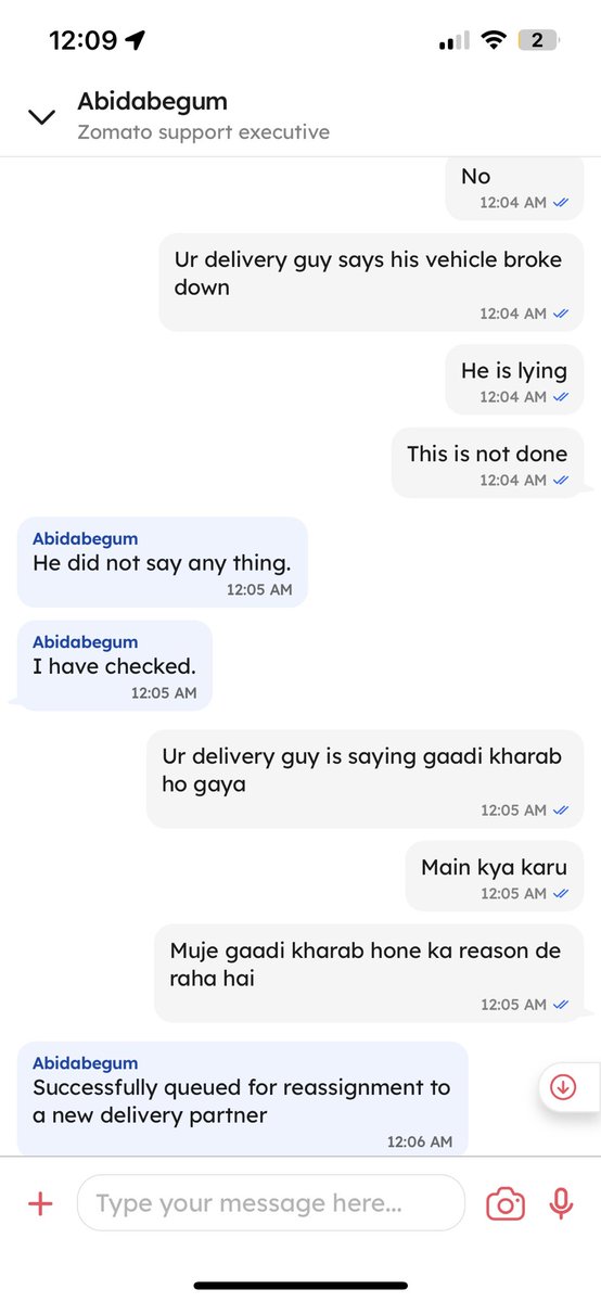 Aju0810's tweet photo. @zomato @zomatocare after spoiling my surprise on my wife’s birthday its better to switch to @Swiggy … #nomorezomato #zomatospoiler #zomatofail https://t.co/2R8drYhrTx