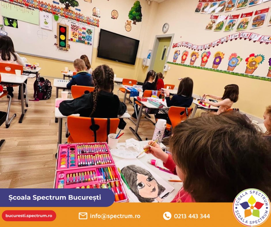 scoala_spectrum's tweet photo. Chipul mamei în prag de primăvară a fost tematică celui mai îndrăgit concurs de de creație plastică, pe care Școala Primară Spectrum îl organizează de peste 17 ani. 
Peste 150 de copii din mai multe școli din București ne-au vizitat astăzi și au realizat picturi https://t.co/JE5pN5ktuN