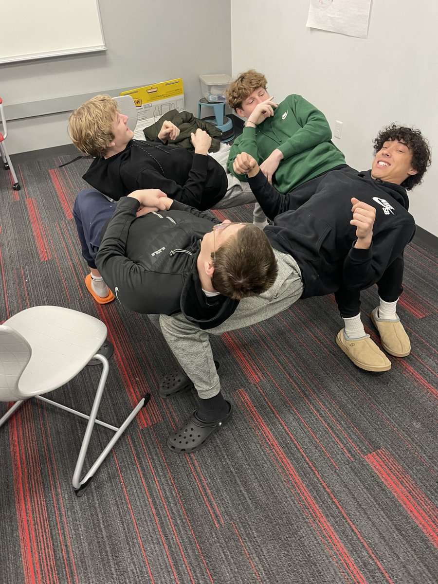 A little team building before the playoffs!  GO RAIDERS‼️