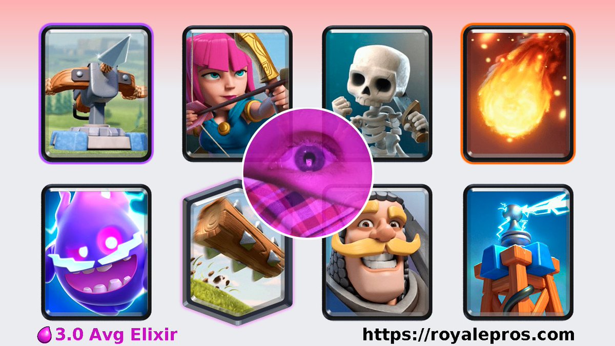 .<a href="/SboDyaCR/">SboDya</a> has won grand challenge on 05/03/2023 05:21:07 SGT [X-Bow,Archers,Skeletons,Fireball,Electro Spirit,The Log,Knight,Tesla]

Deck: link.clashroyale.com/deck/en?deck=2…

GC Logs: royalepros.com/viewprofile/Y8…