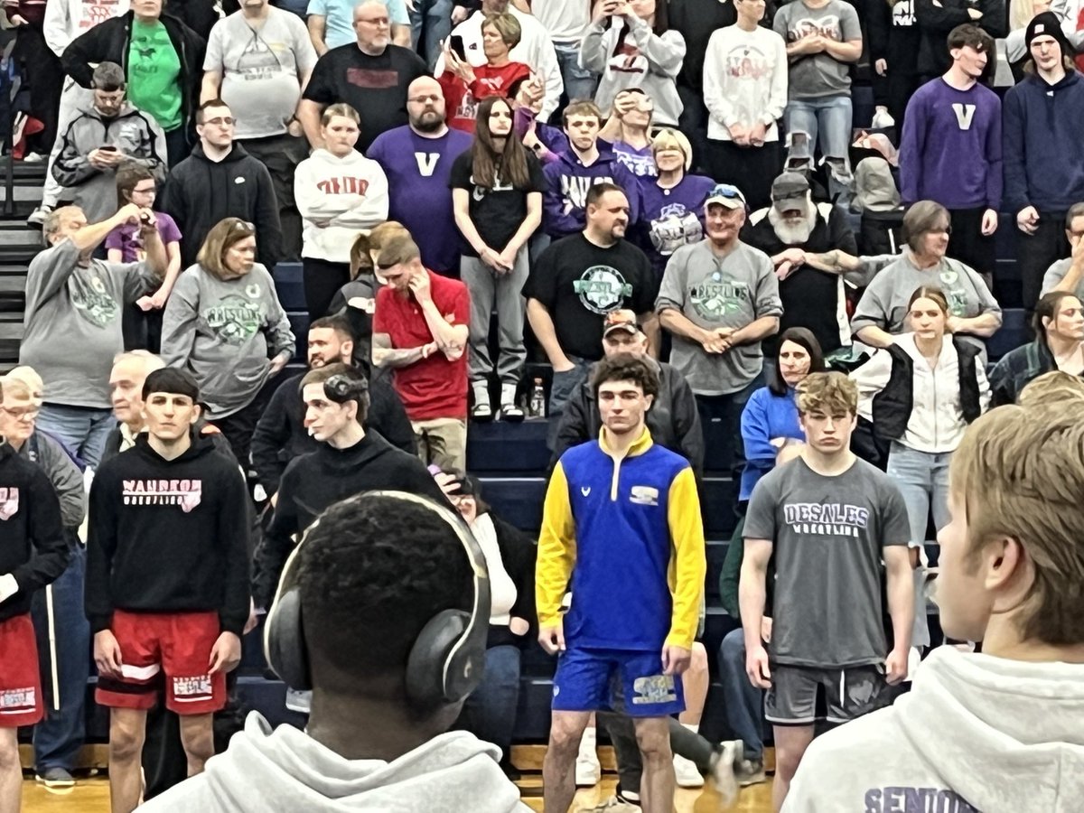 The look of a District Champion. Way to go Lance Overmyer and former Clyde kid Zach Lopez. Continue the grind. Leave it all on the mat at state. #championshipweek