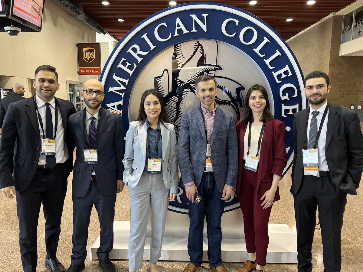 Ahmed El Shaer (@ahmedelshaermd) on Twitter photo Happy to reunite with our outstanding research team <a href="/aleechp_/">Alejandra Chávez</a>, <a href="/SaharSamimii/">Sahar Samimi, MD</a>, <a href="/AbdullahAlabcha/">Abdullah Al-Abcha</a> under the mentorship of <a href="/adnanalkhouli/">Mohamad Alkhouli</a>. #ACCintouch #NOLA #ACC23🫀 Happy to reunite with our outstanding research team <a href="/aleechp_/">Alejandra Chávez</a>, <a href="/SaharSamimii/">Sahar Samimi, MD</a>, <a href="/AbdullahAlabcha/">Abdullah Al-Abcha</a> under the mentorship of <a href="/adnanalkhouli/">Mohamad Alkhouli</a>. #ACCintouch #NOLA #ACC23🫀