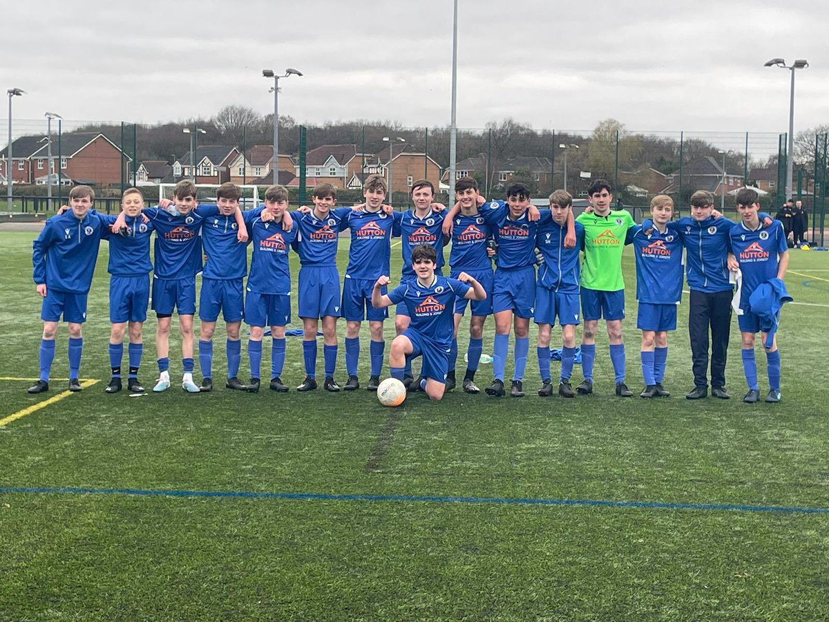 Brilliant boys , semi final win , now on to the National final , special bunch of boys , credit to the coaches today , great effort by all 👏👏👏👏⚽️⚽️
