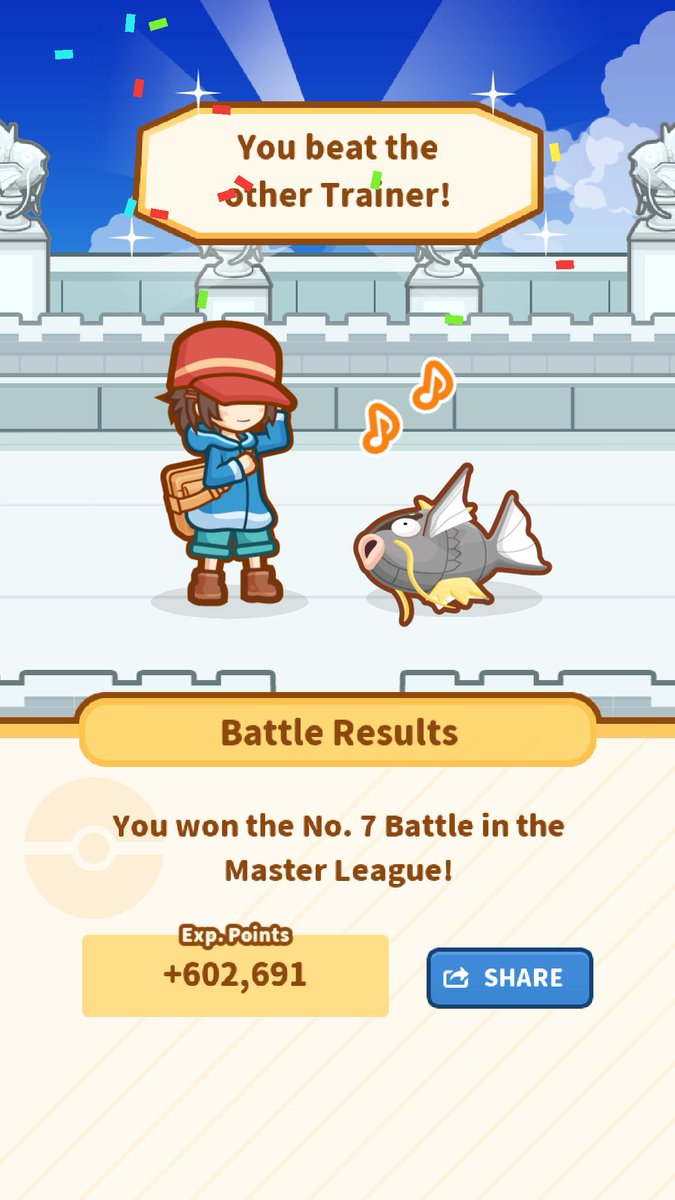NineEyeRon's tweet image. Take that!
My precious Magikarp
jumped 211.71 m and won! #Magikarp appkmn.com/mj