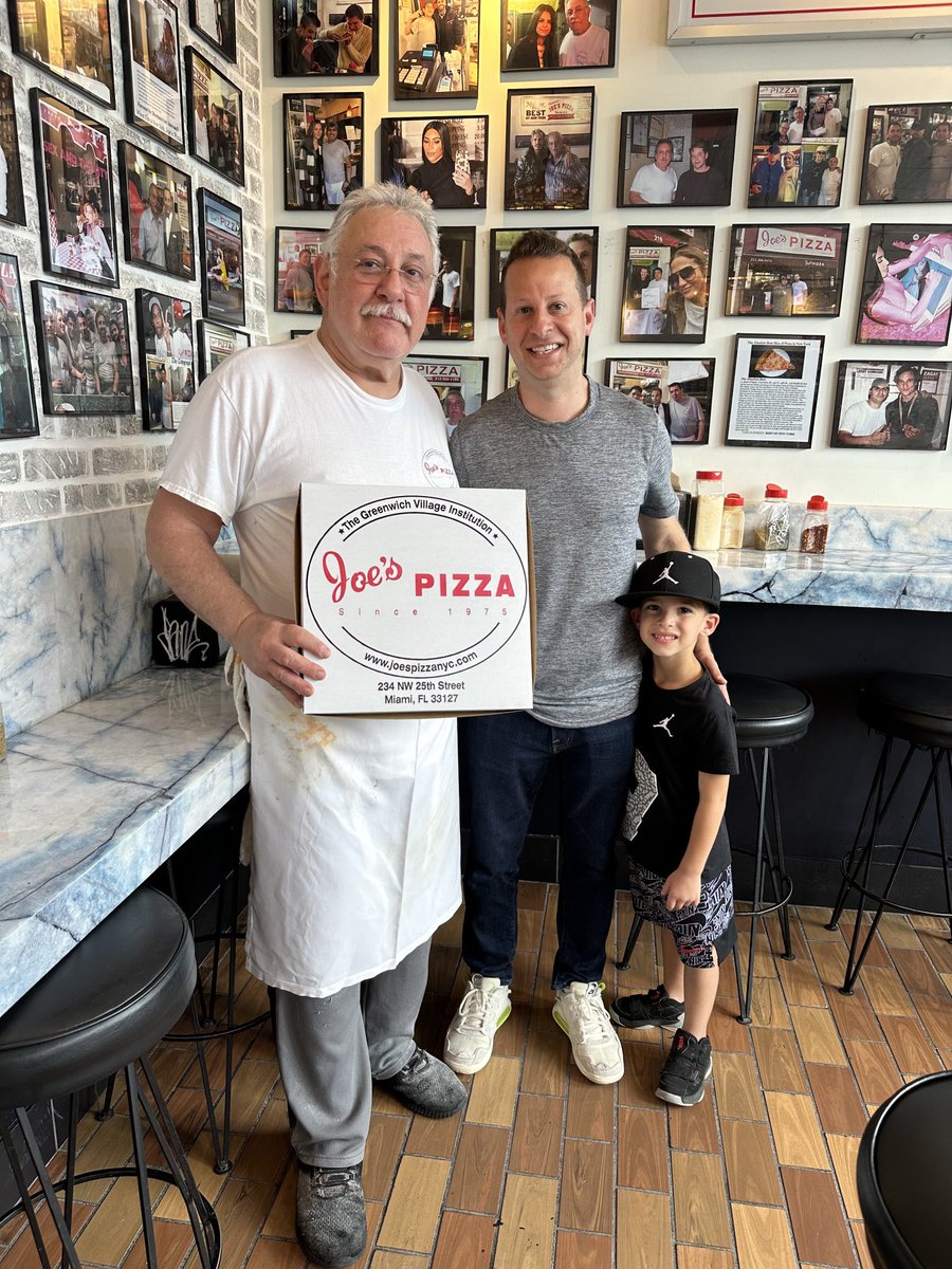 ⁦<a href="/Joespizzanyc/">Joe's Pizza NYC</a>⁩ in Miami is the best pizza in town!!