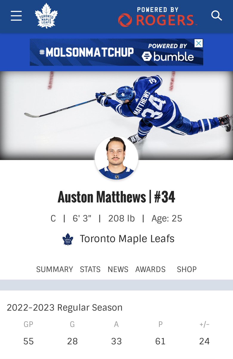 SensTown's tweet photo. You know what we should talk about more?

That Tim Stützle has more goals and points than Auston Matthews. https://t.co/j65iT1D2Z6