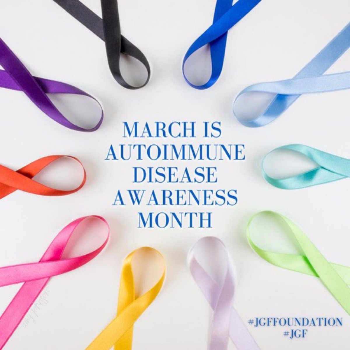 March is Autoimmune Disease
Awareness Month! We’d love for you to join in and help us share awareness all over! #JGFFoundation #JGF #AutoimmuneDisease #AutoimmuneDiseaseAwareness @joeygiggles