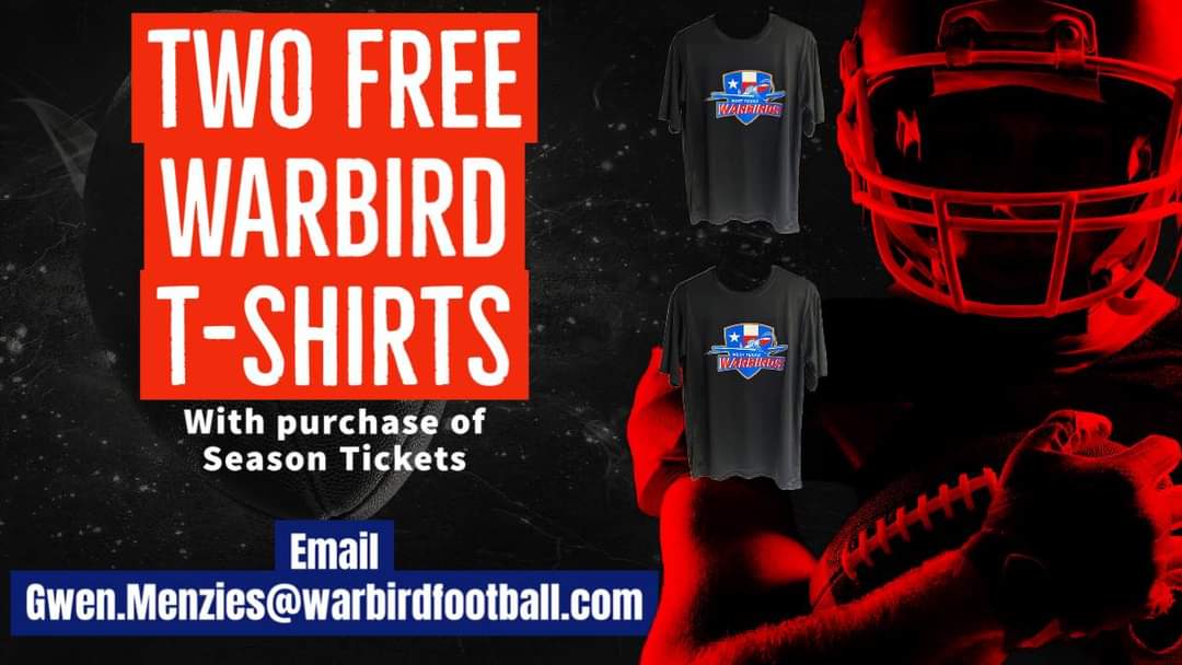 deserthawksfb's tweet photo. #WARBIRDNATION
We start our season April 8th!
Here is an opportunity be at every game and represent your WTX Warbirds! https://t.co/4ulzqivgXF