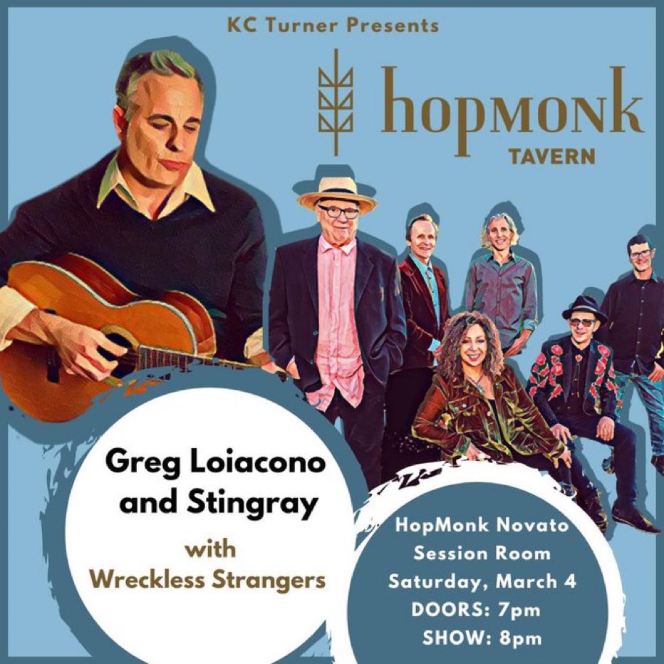 Tonight at <a href="/hopmonknovato/">HopMonk Tavern Novato</a> 
Join us and <a href="/wreckstrangers/">Wreckless Strangers</a> 
<a href="/kcturnermusic/">KC Turner Presents</a> 
seetickets.us/event/Greg-Loi…