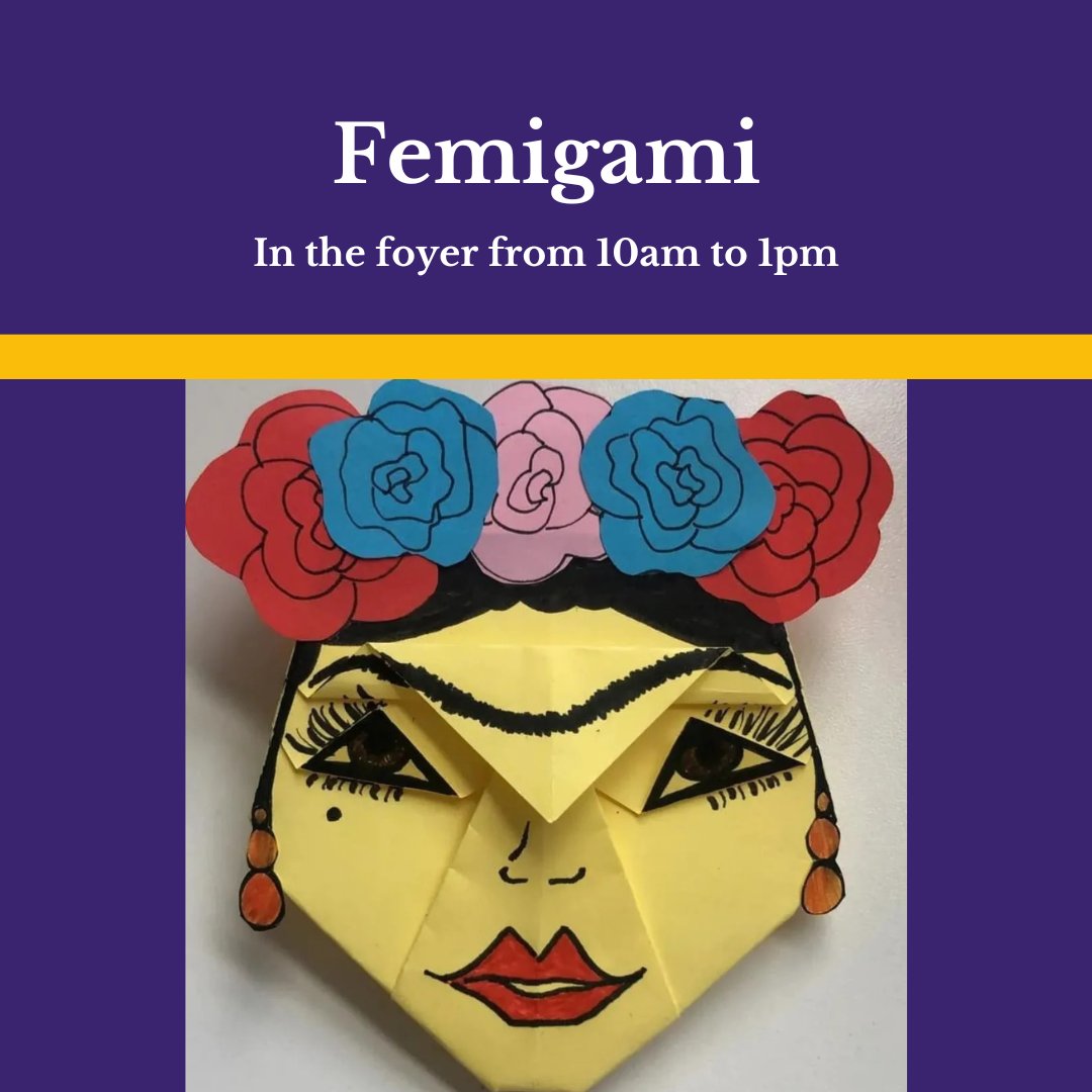 Join Femigami for an unforgettable feminist origami making experience at International Women’s Day!

Visit our website for the full programme >> brightoninternationalwomensday.org
#IWD2023 #whatsonbrighton