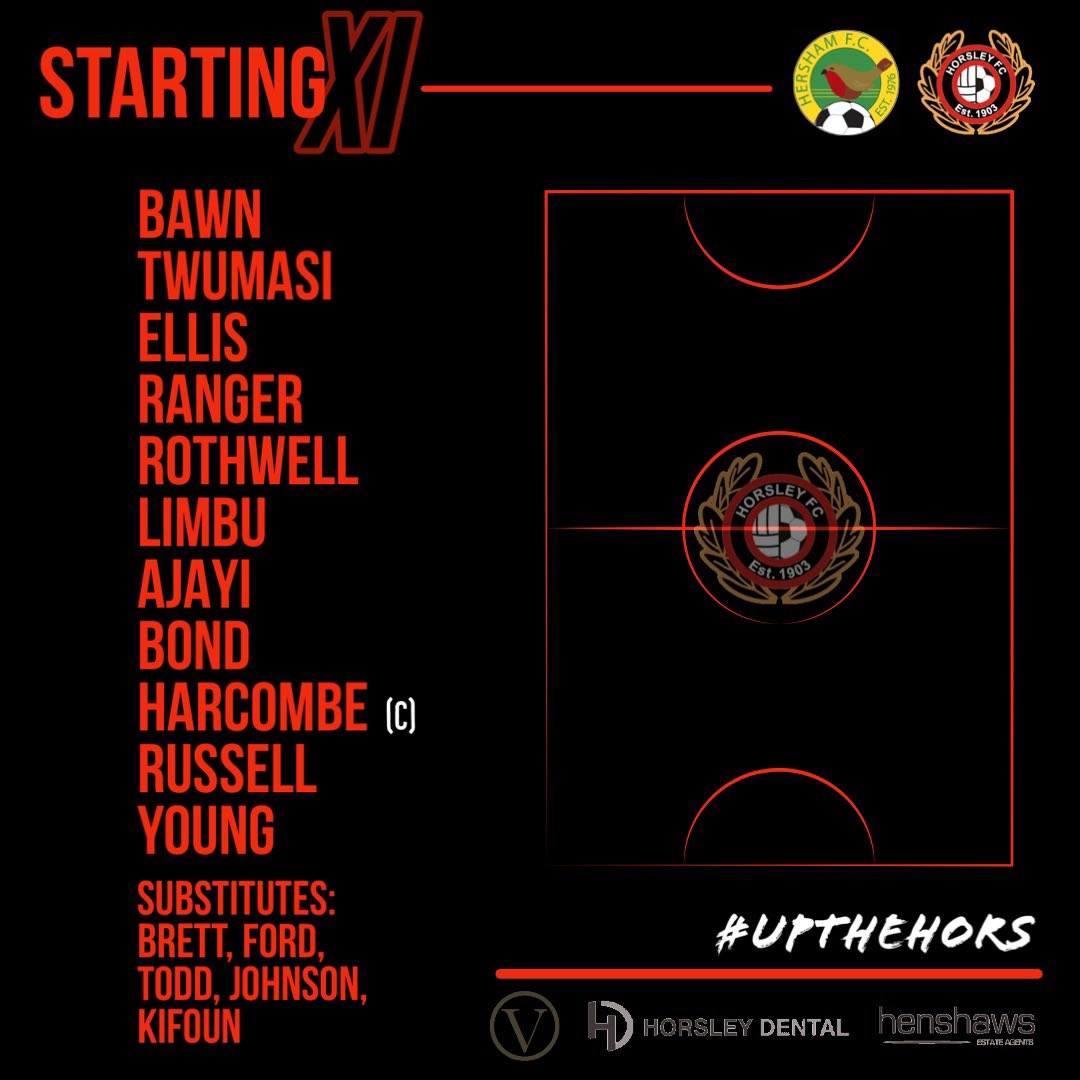 HorsleyFC_'s tweet photo. A very controlled and organised win today. Made even better considering the forced changes in-game. Training taken into today's game, which was a joy to see. 3 debuts and x2 17 year olds getting on aswell...squad is building nicely. Good luck to @HershamFC till end of season 🔴⚫️ https://t.co/qp6RwYdp1Q
