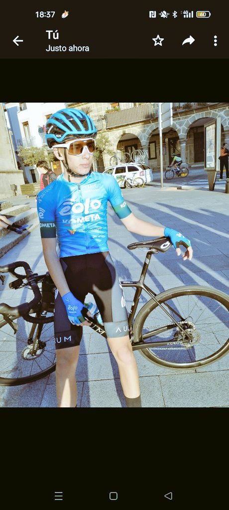 Primera carrera como junior
Gran premio Bejar
Ganador de la Montaña
Poco a poco chico mío💪🚴‍♂️🐦