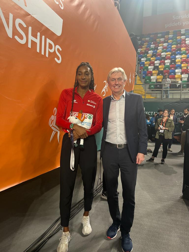 LiborVarhanik's tweet photo. Be inspired by world record breakers like Nafi Thiam and Femke Bol!
#Istanbul2023 #Libor4president
@EuroAthletics 
@thiam_nafi https://t.co/no6fXAdDjj