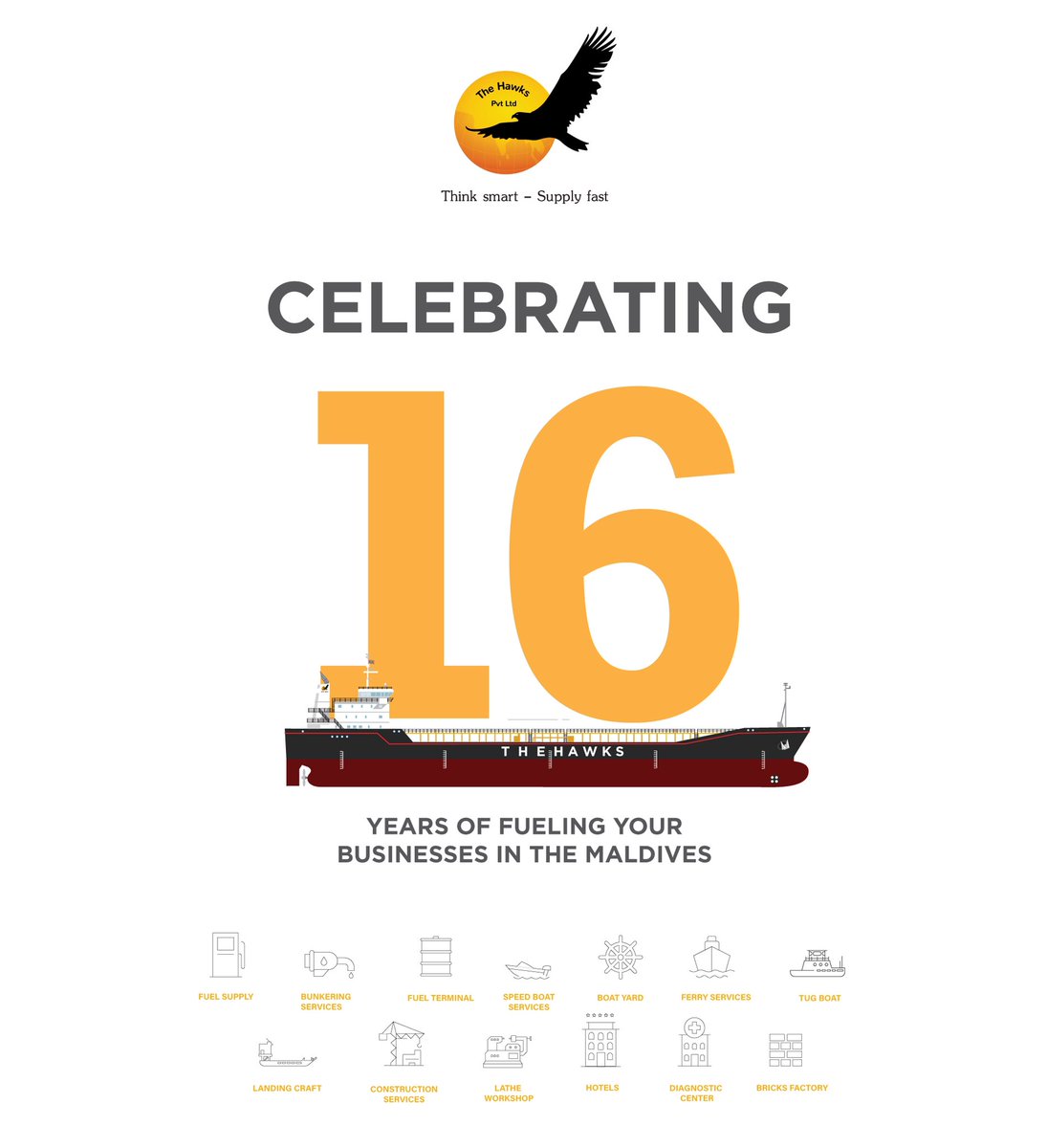 Celebrating 16 years of service. We want to thank all our partners, clients  and stakeholders for being here with us every step along the way. 

#thehawksvt #weare16