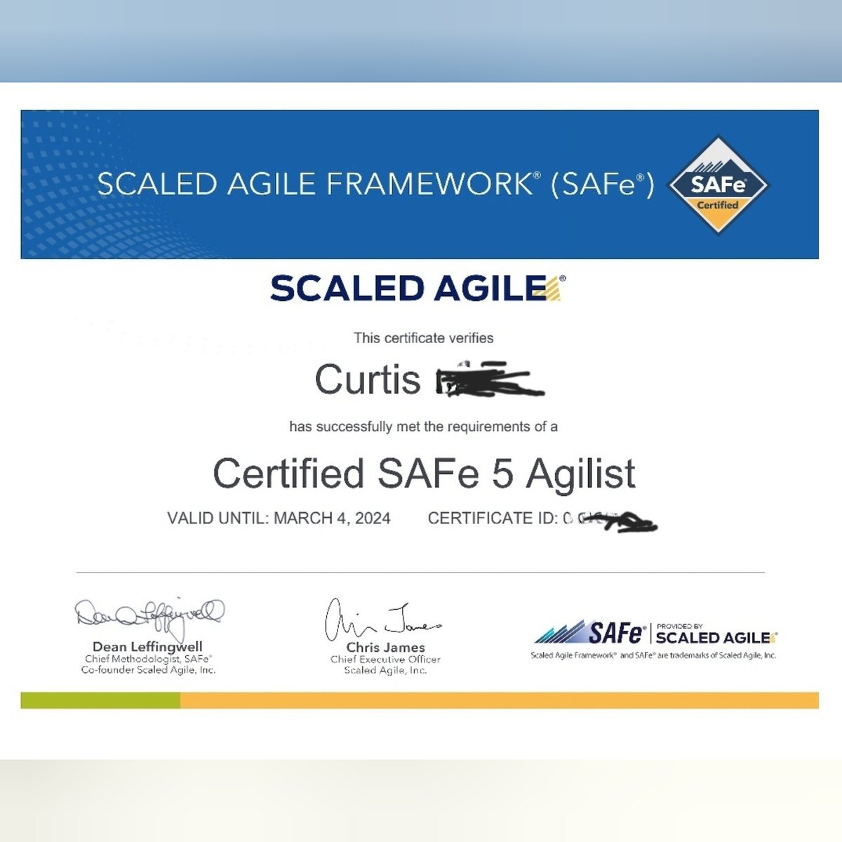 DaBoyCurt_06's tweet image. I've studied all week for this SAFe 5 certification exam finally took it at 1 a.m. 🙏🏽🙏🏽🙏🏽 #ScaledAgileFramework