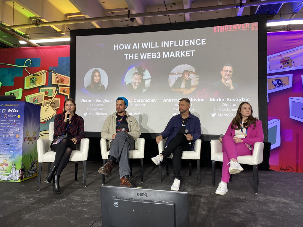 Come check out this panel at the Metaland stage! 

@ICLweb3 <a href="/dobry/">Andrey Dobry</a> <a href="/stasia_bk/">Anastasia Golovina</a> <a href="/MarkoSuvajdzic/">Marko Suvajdzic</a> 

#Day3 of #ETHDenver