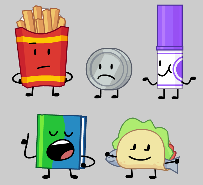 doodlesskaboodles on X: made some bfdi 17 debuter assets on