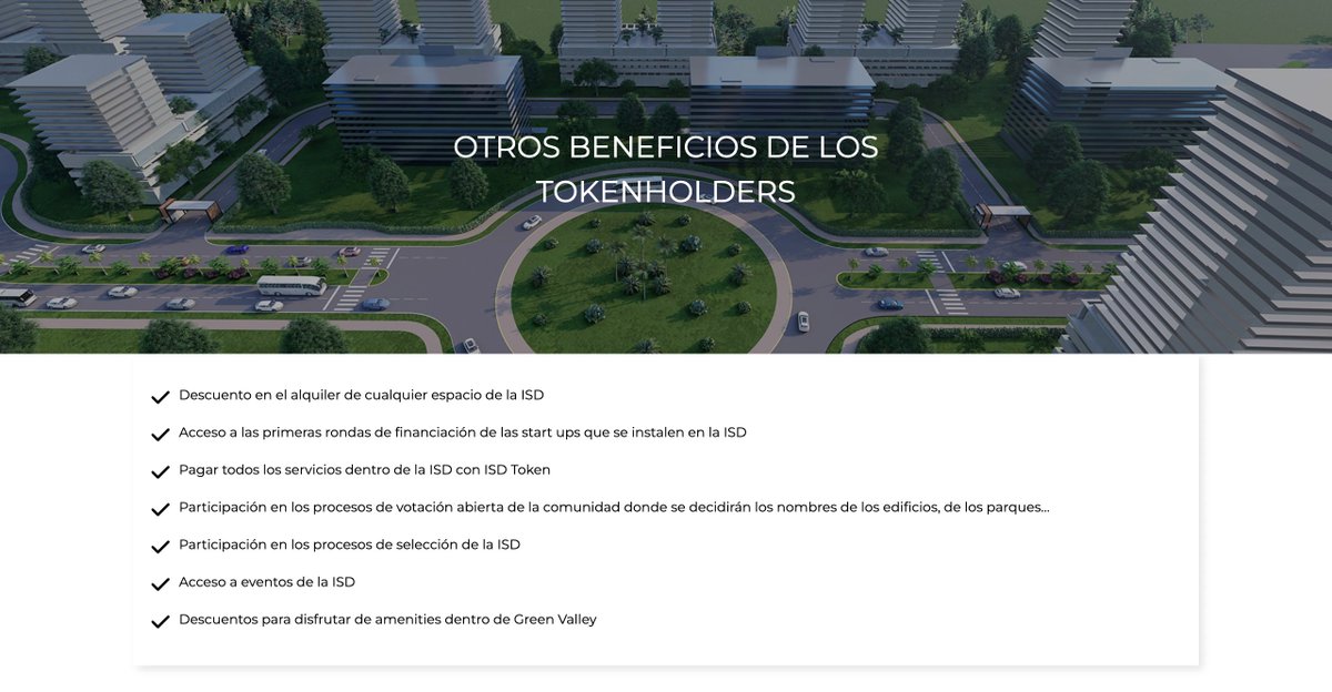 9/Es decir, han creado el ISD token, un Security Token, que tendrá un suministro total de 1,000,000,000 de Tokens, y que está basado en un Activo real.

Estando respaldado por los terrenos y activos presentes y futuros que lleguen a ISD 🥳