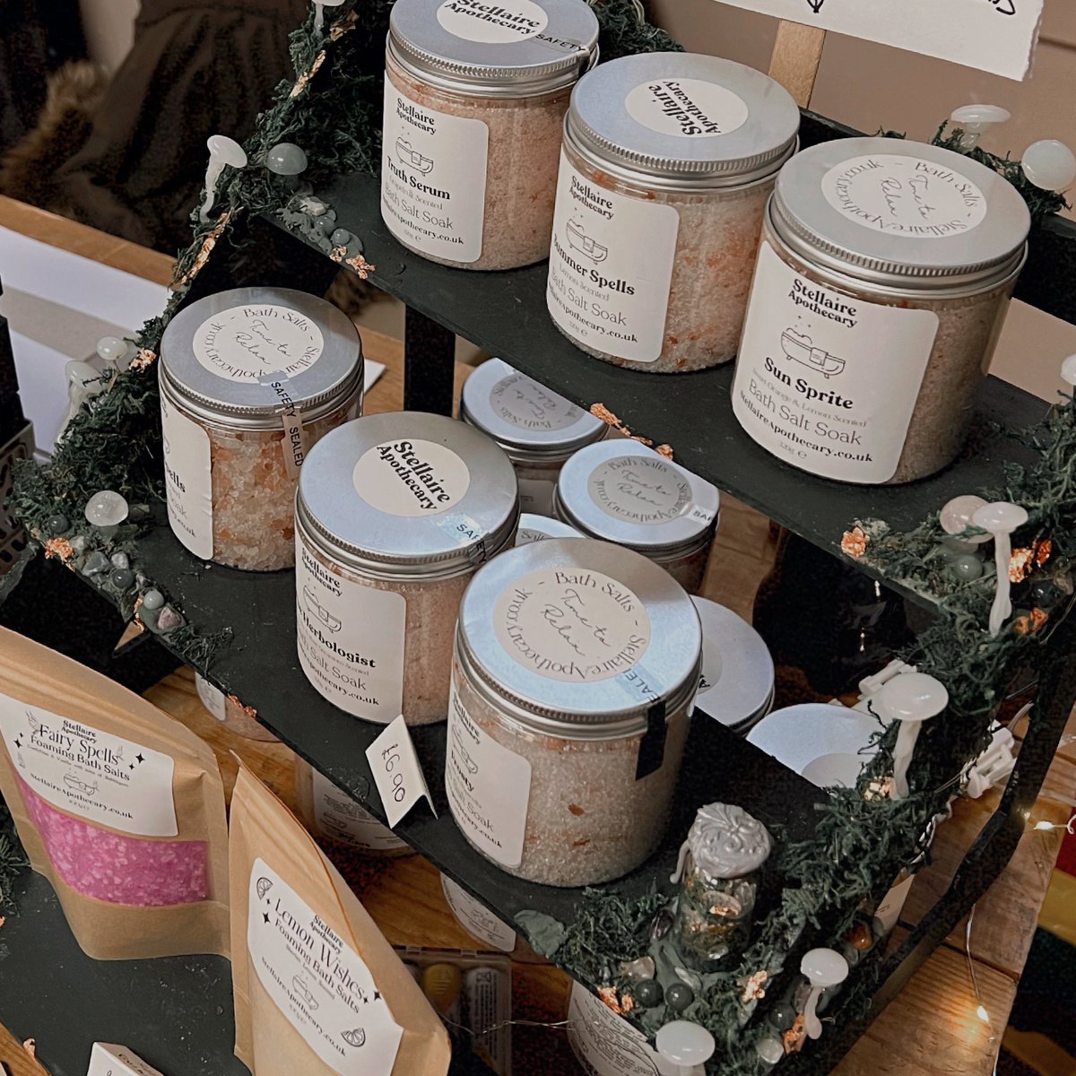 Todays market was very quiet so we have a lot of stock available on our website 

StellaireApothecary.co.uk 

Any rts appreciated, trying to make rent/pay bills for this month! 

All orders will get a free crystal