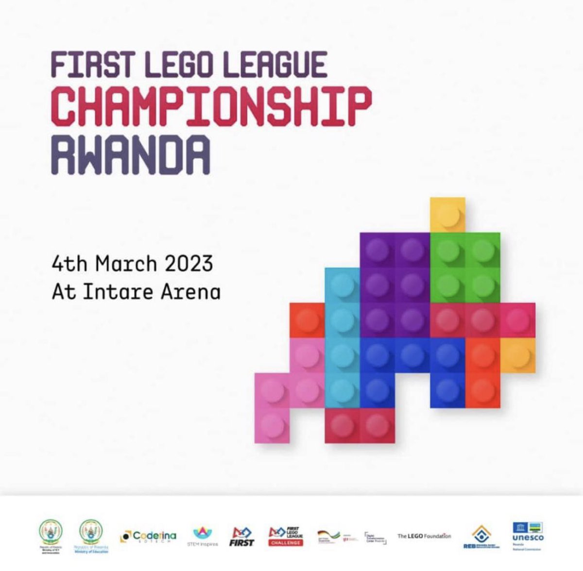 MusoniPaula's tweet photo. What an exciting @firstlegoleague #Rwanda competition 

The energy, creative and competitive spirit, teamwork exhibited today is contagious.

Massive congratulations to all 35 teams - YOU ARE ALL OUR CHAMPIONS 🎉 

To our partners @Rwanda_Edu @REBRwanda @giz_rwanda @cnru2020 🙏🏽 https://t.co/JVT4UbxFtN