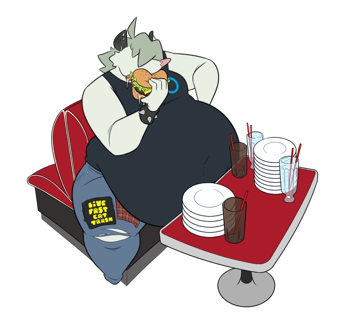 BigRedLilBlue's tweet photo. Slowly working on a Reg (possum boy) comic~ https://t.co/oVUaZkeG3e