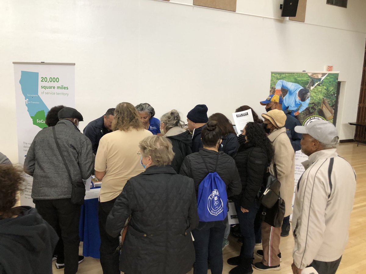 Mike_SoCalGas's tweet photo. @AsmTinaMcKinnor and community members visits the @socalgas booth at the disaster fair her office sponsored @cityofhawthorne. https://t.co/aXKmjb6252