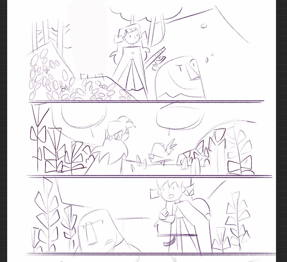 EmilyZelasko's tweet photo. About finished page from the comic. I step away and come back to pages if I get stuck. Iβm usually overthinking things lol.
#emilyzelaskoart #fantasycomic #girlhero #scottishfolklore #simpleshapes #drawforfun #drawityourway #mythandfolkloreart #fairytaleart https://t.co/qtjs2jb4EY
