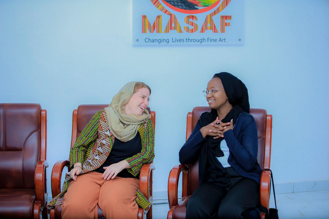 Masaf_org's tweet photo. Within the meeting, MASAF team and the representatives of Goethe Institute conferred on matters related to the works MASAF has been undertaking and efforts and activities of the youth connected to MASAF'S platform. (1/2) https://t.co/wnARuF9sZL