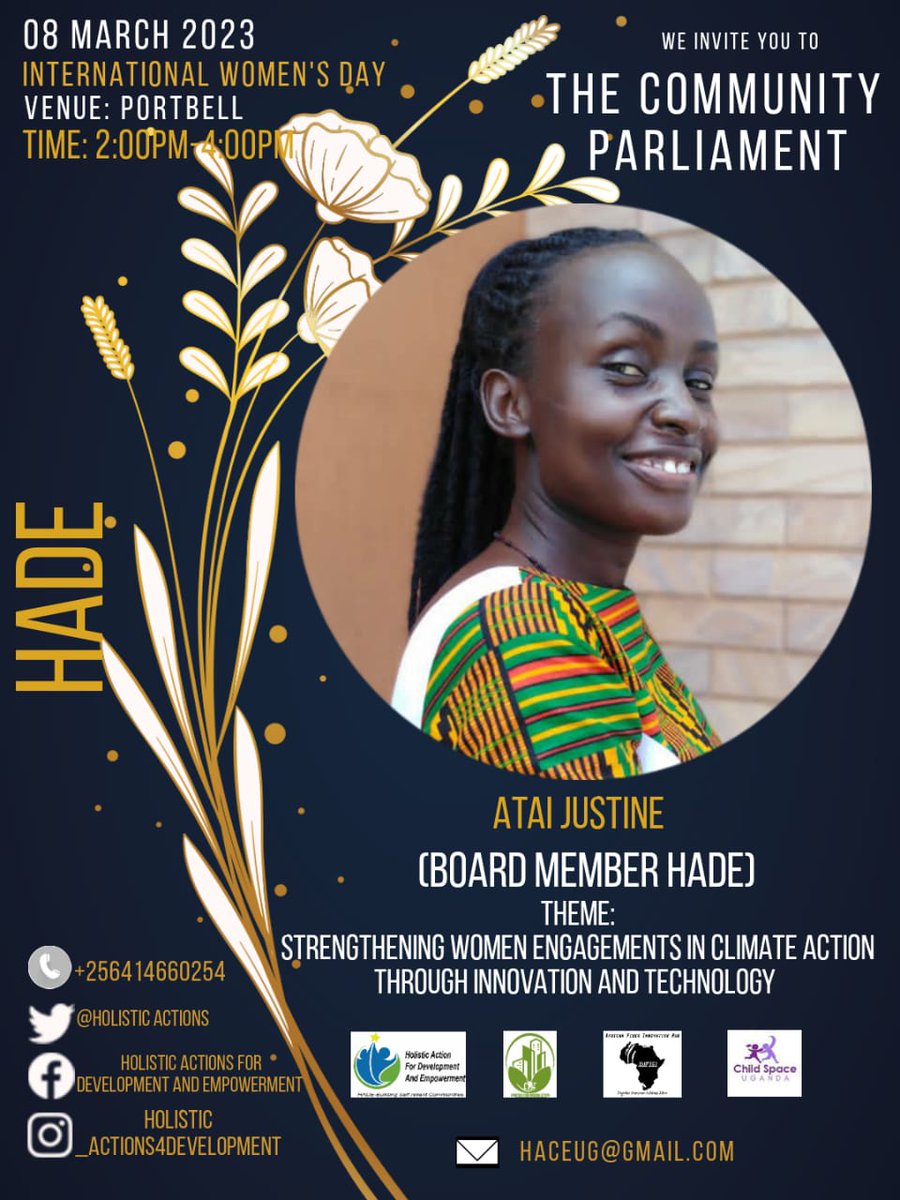 HolisticActions's tweet photo. On 8th March, through the Community Youth Parliament, we will call upon stakeholders to make the digital world safer, more inclusive, and more equitable. We have a chance to create a better future not just for women and girls but for all humanity @dreamtownngo @activecitizensu https://t.co/IBWzmC356n