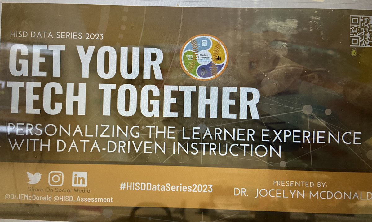 LindaMakala's tweet image. #DataSeries @HISD_Assessment A 👍Saturday