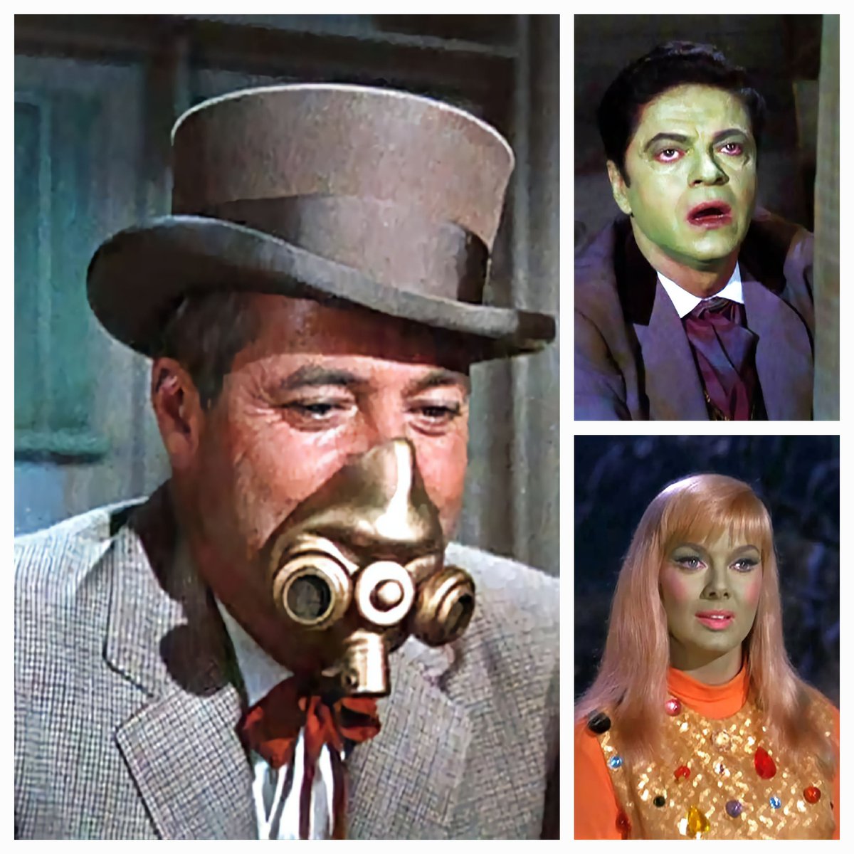 Gemini_53's tweet photo. #RobertConrad as #JimWest in #TheWildWildWest plus
#WilliamWindom as #BenVictor
#RossMartin as #ArtemusGordon &amp;
#LeslieParrish as #Morn in #TheNightOfTheFlyingPiePlates episode of #TheWildWildWest #DailyCowboy https://t.co/jl8ptCMpGN