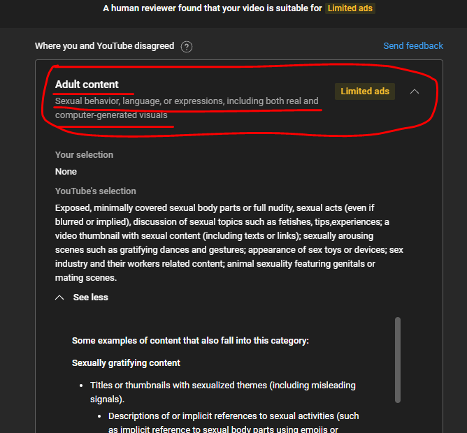 @TeamYouTube Hello guys, can you check this video, please? I simply cannot understand how is this adult
