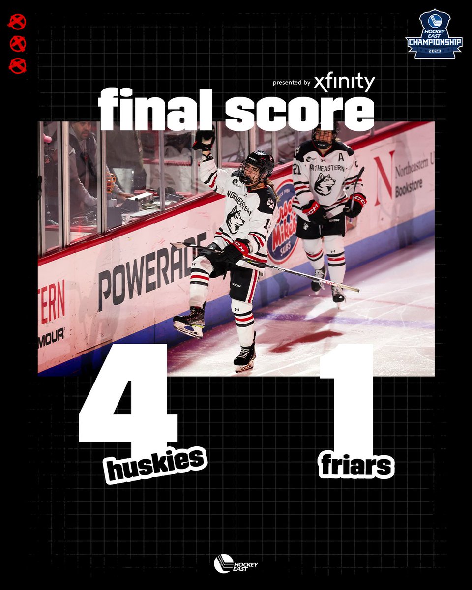 GoNUwhockey's tweet photo. SIX. TIMES. IN. A. ROW. 

#HowlinHuskies https://t.co/vYHjwfE5WH