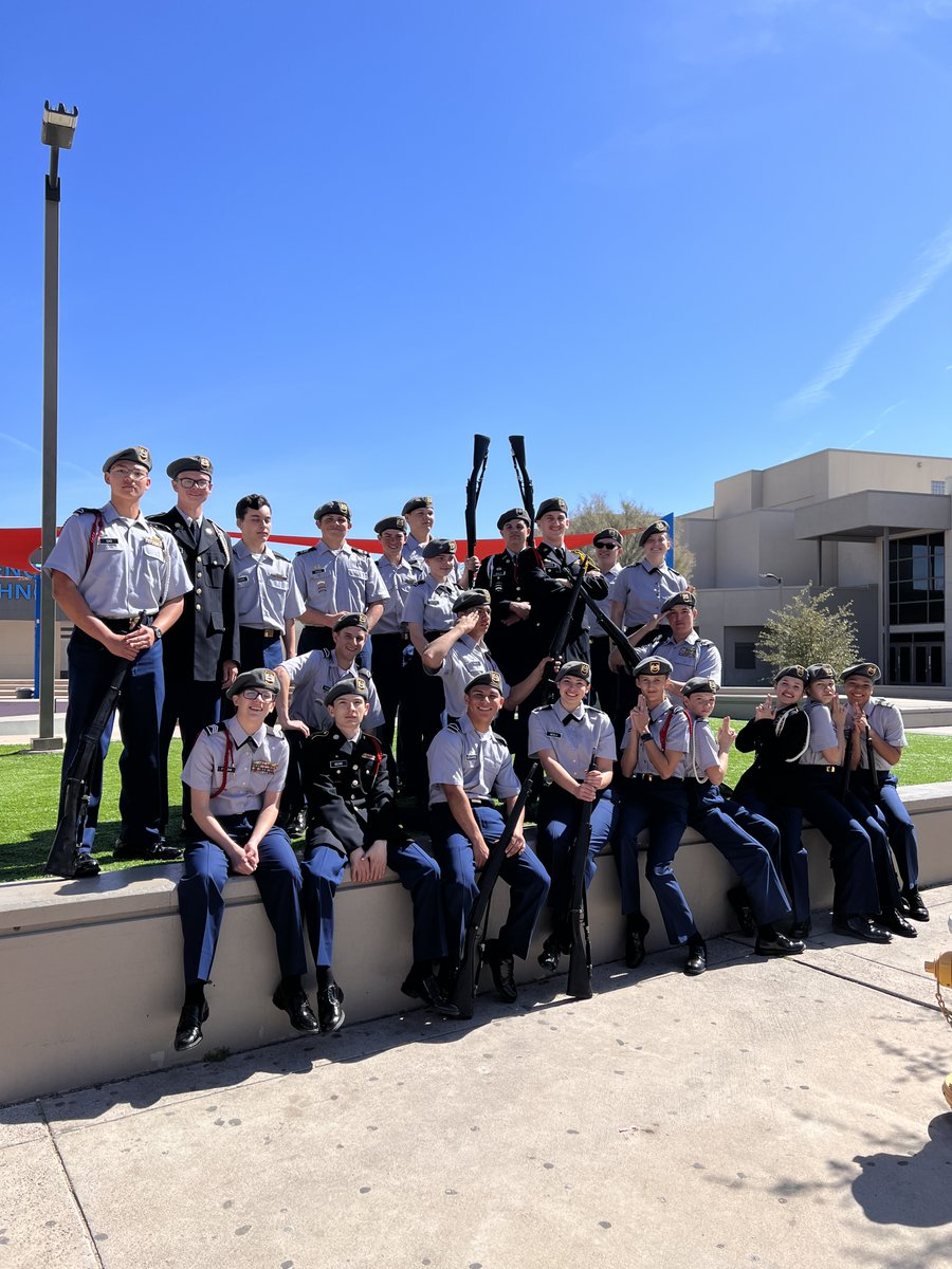 SouthMountainHS's tweet photo. The Academies at South Mountain is proud to host the Gallegos JROTC Drill Meet today. We are proud of all 14 schools who competed! https://t.co/8xgZ6j52wp