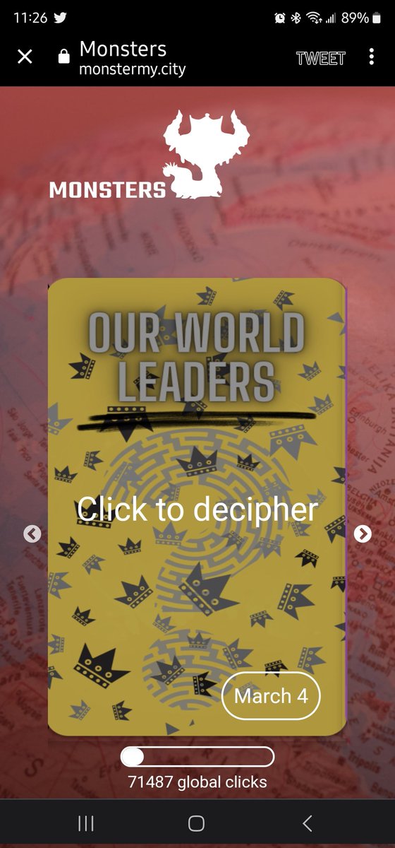 eth_bhny's tweet image. Have you clicked today? 👹
#M2Monsters

 monstermy.city