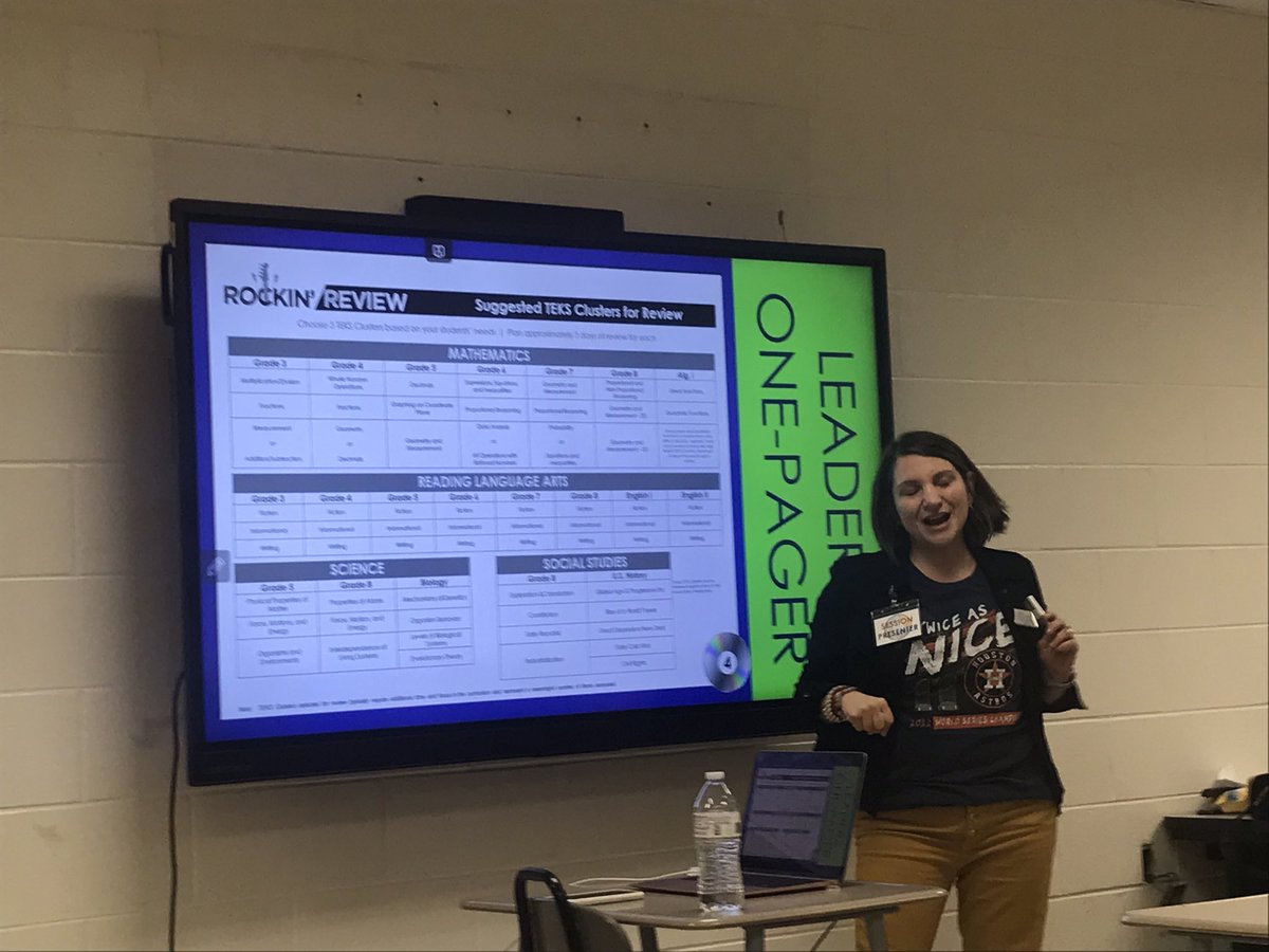 LauraAGonzale12's tweet image. Make a Home run with Lead4ward Rockn’ Review (RLA) Session ⚾️ Adding tools to my instructional toolbox 🧰 🥰⚒️ @HISD_Assessment #DataSeries2023