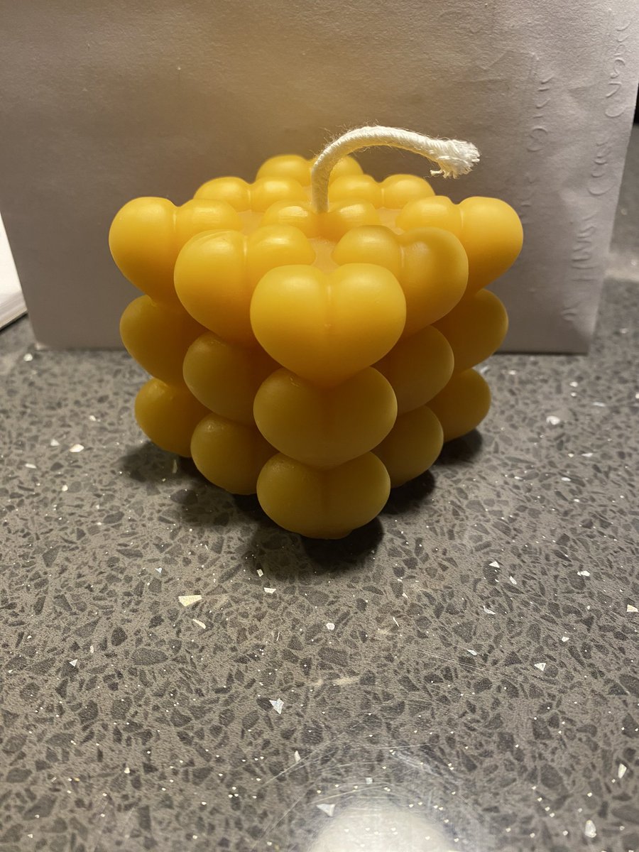 Just about to start test burning this new candle design #candle #beefarmer #beeswax #bees #shoplocal #honey