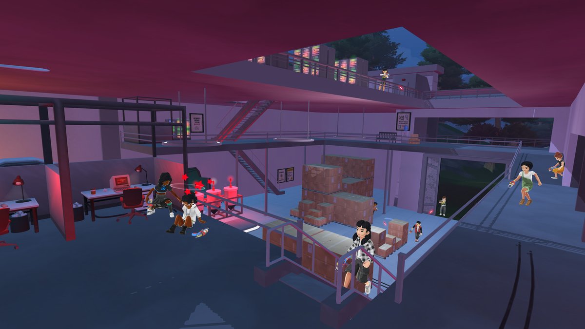 If your team manages to take out the robots stationed at an outpost, the areas make for the perfect battlegrounds. Make your way to the roof for the high ground, take cover to revive your teammates, and defend your zone 🚨

#screenshotsaturday #IndieGameDev #MobileGame