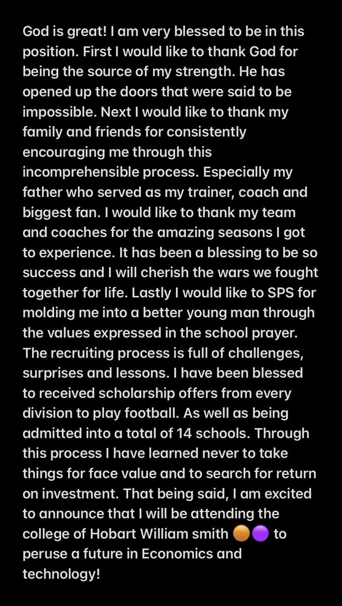 ✞ David Charles II “Duke”✞ (@dcii10) on Twitter photo 40 year plan🙏🏿 #AllglorytoGod <a href="/SPSFootballNH/">SPS Football</a> <a href="/DCCharles5/">DC Charles Linebacker Coach Whisperer</a> <a href="/HobartFootball/">Hobart Football</a> 40 year plan🙏🏿 #AllglorytoGod <a href="/SPSFootballNH/">SPS Football</a> <a href="/DCCharles5/">DC Charles Linebacker Coach Whisperer</a> <a href="/HobartFootball/">Hobart Football</a>