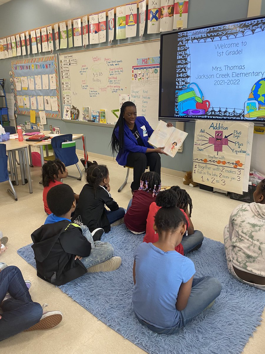 Mechell Thomas (@mechellthomas3) on Twitter photo We enjoyed a Great Week Celebrating “Read Across America Week”!!!! My class really enjoyed our Special Guest Readers coming to “READ” to us on yesterday.😊 <a href="/JCEScholars/">Jackson Creek</a> <a href="/SMossoTaylor/">Sabina Mosso-Taylor</a> <a href="/RMFluellen/">Roderick Fluellen</a> <a href="/PSmith1328/">Patrina Smith</a> We enjoyed a Great Week Celebrating “Read Across America Week”!!!! My class really enjoyed our Special Guest Readers coming to “READ” to us on yesterday.😊 <a href="/JCEScholars/">Jackson Creek</a> <a href="/SMossoTaylor/">Sabina Mosso-Taylor</a> <a href="/RMFluellen/">Roderick Fluellen</a> <a href="/PSmith1328/">Patrina Smith</a>
