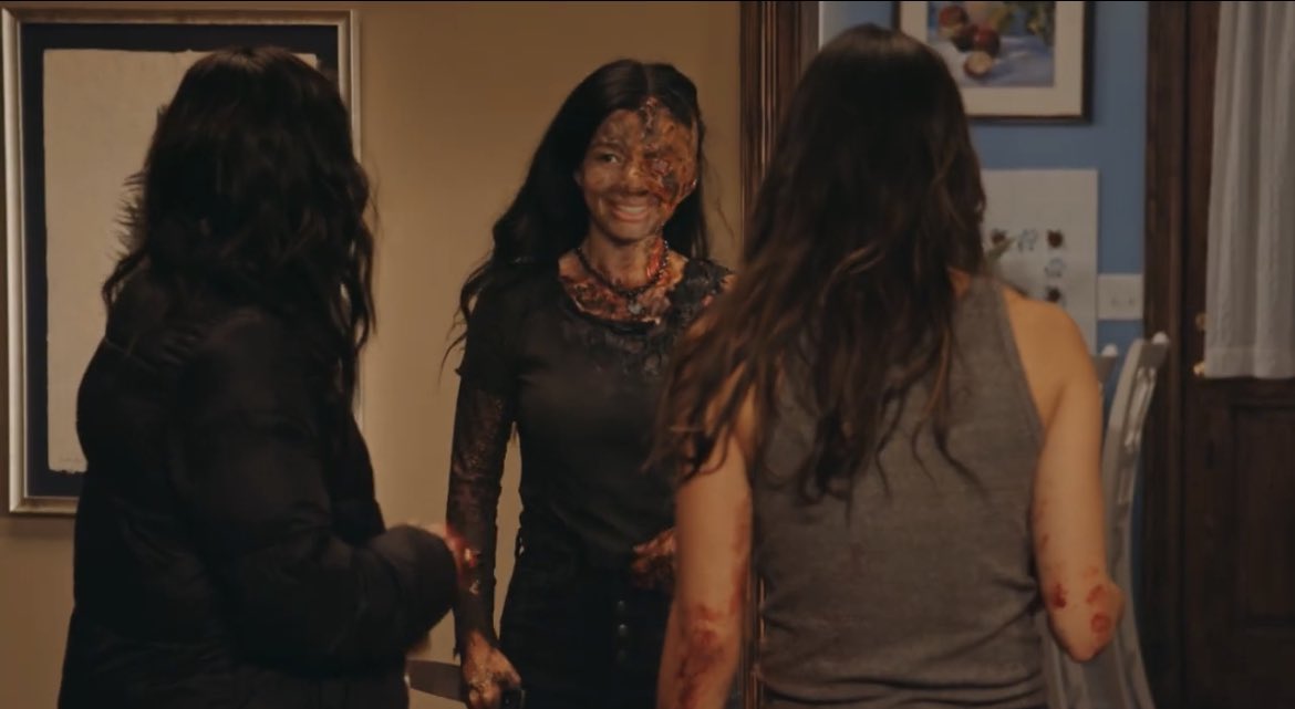 screamsourcee's tweet image. Scream 5 behind the scenes 🖤