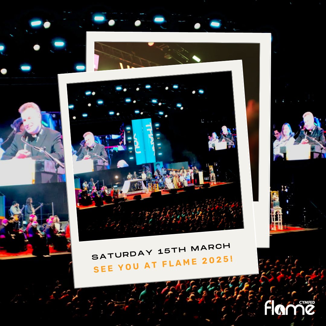 FlameCongress's tweet photo. THANK YOU! ✨
We are SO grateful for today, and can't wait to see you at FLAME 2025! Save the date!
#flame23 #riseup #cymfed #catholicyouthuk https://t.co/c8TQFKITuA
