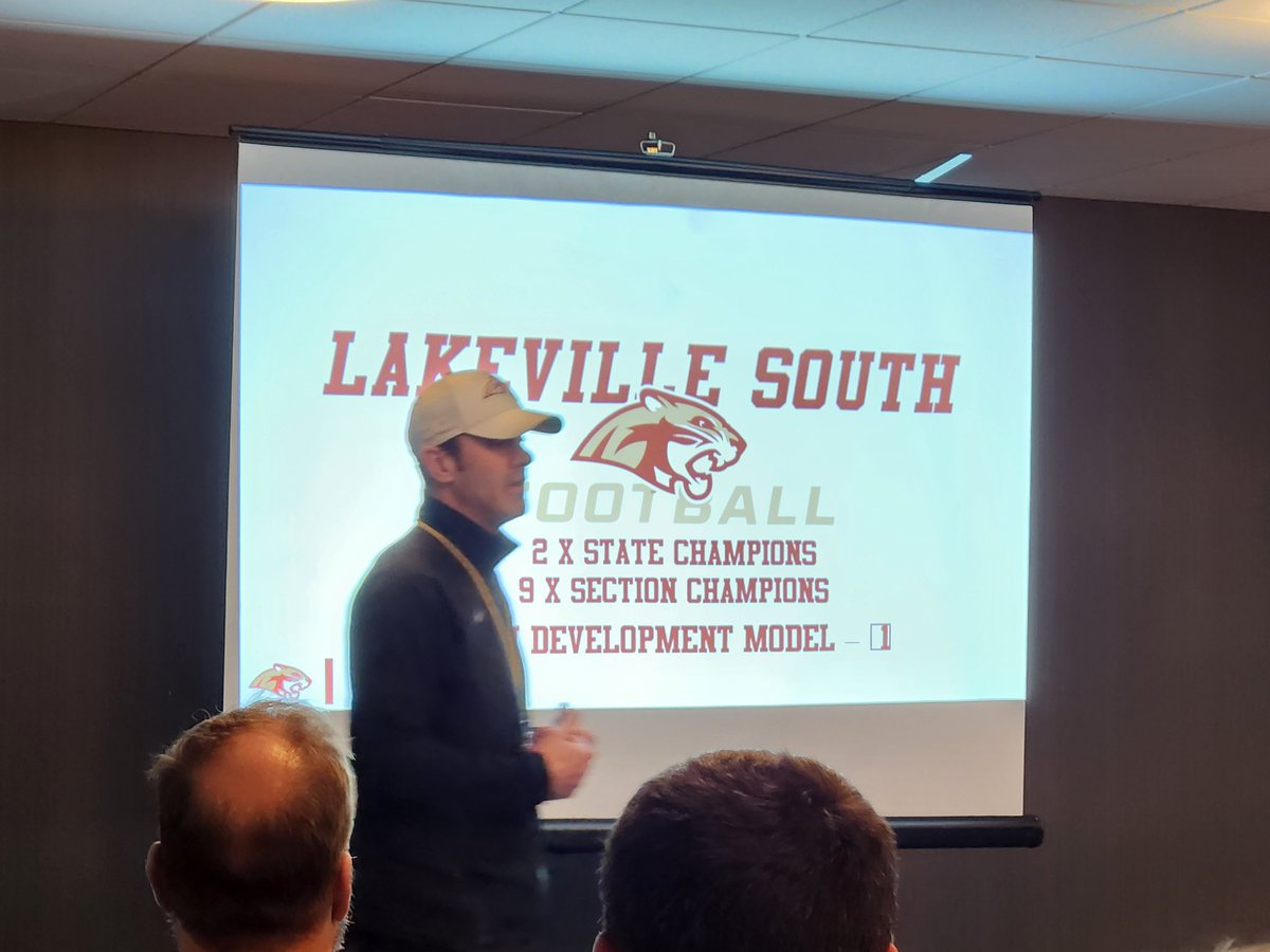 Super proud of Coach Dean speaking at Glazier Clinic  !