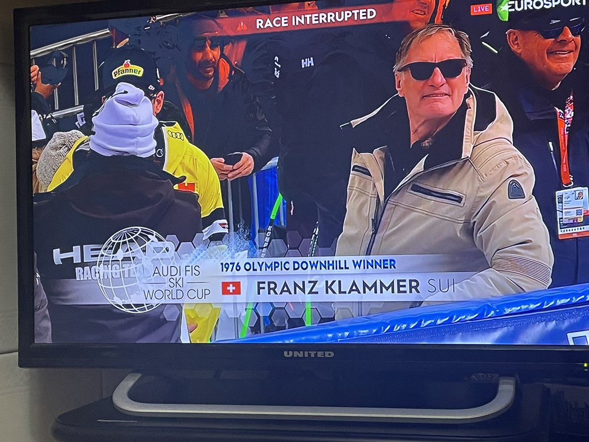 Ma da quando Franz Klammer è svizzero?? #EurosportSCI @Eurosport_IT @Zoran_Filicic