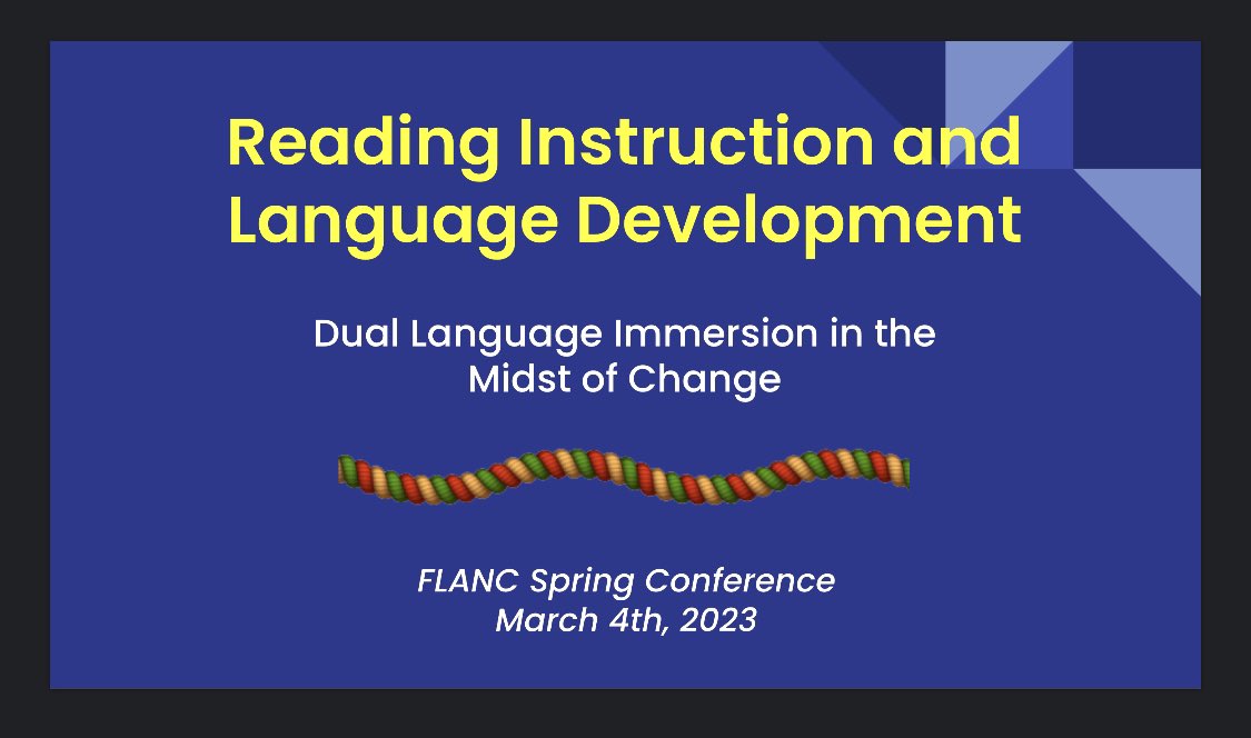 Creating this presentation was realizing that as DLI educators we have been working on many of the SOR components for years. Now, we are more aware about the important research behind it. <a href="/andreitabarbosa/">Andrea Barbosa</a> <a href="/SuperDayi26/">Dayaine Camarillo</a> <a href="/FLANC_WorldLang/">FLANC</a> <a href="/ParticipateLrng/">Participate Learning</a> <a href="/UCPSNC/">Union County Public Schools</a>