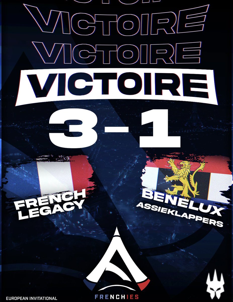 FrenchiesOW2's tweet photo. 🇫🇷Catastrophe évitée pour la French Legacy. Les autres favoris de la compétition viennent à bout du Benelux et joueront Danish Dynamite en demies ce dimanche⚜️ https://t.co/ps3MlYUoh9
